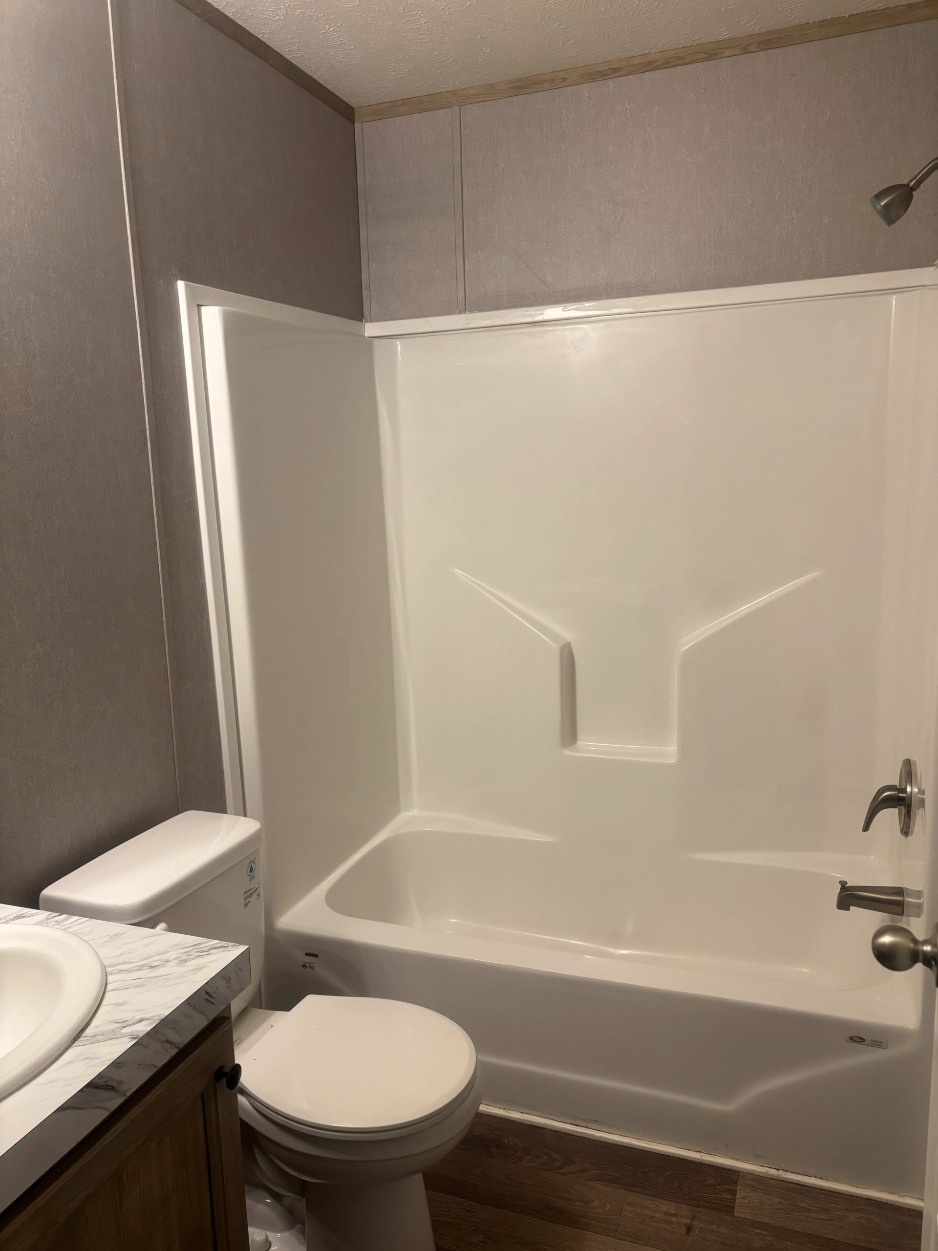 Unit #5 Hall bathroom